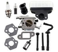 MCHNIC Carburador con filtro de aire manguera de gasolina para motosierra Stihl 021, 023, 025, MS 210, MS 230, MS 250 sustituye a Walbro WT-286, 1123 120 0605