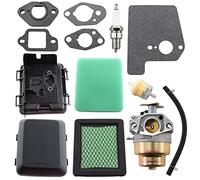MCHNIC Carburador con filtro de aire, tapa de filtro de aire, kit para cortacésped GC135, GCV135, GC160, GCV160, GCV190, sustituye a cortacésped 17231-ZM0-040, HRB216, HRR216, HRS216, HRT216.