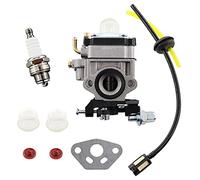 MCHNIC Carburador con manguera de gasolina, filtro de gasolina, bujía para 23 cc, 25 cc, 26 cc, 33 cc, 35 ccm, gasolina, desbrozadora de setos