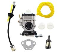 MCHNIC Carburador con manguera de gasolina, juego de filtros de gasolina para Fuxtec FX-PS152, FX-MS152, FX-MT152, MFS520, FX-FSR152 desbrozadora Multiool 2 en 1 4 en 1 3PS 52 ccm