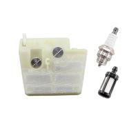MCHNIC Filtro de aire con bujía Filtro de gasolina para motosierra Stihl 024 026 MS240 MS260 MS 240 MS 260 motosierra 1121 120 1617