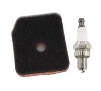MCHNIC Filtro de aire y bujía para Stihl HS81R HS81RC HS81T HS81TC HS82R HS82RC HS82T HS86R HS86T HS87R HS87T Cortasetos Sustituye a 4237 120 1800