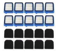 MCHNIC Juego de 10 filtros QX7 para aspiradoras AEG ASKW1 QX6 QX6-1 QX7 QX7-1 QX8-2 aspiradoras con 10 filtros premotores y 10 filtros higiénicos