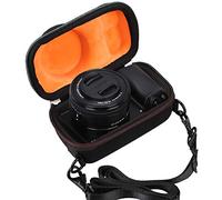 Mchoi - Funda rígida de EVA para cámara Sony a6000, a6400, a6100, cuerpo solamente, carcasa de EVA antigolpes, interior naranja brillante, compacta y ligera, para viajes y almacenamiento informal