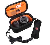 Mchoi Funda rígida de viaje de EVA para cámara digital Sony Alpha a6000, a6400, a6600, a6100 y a5100, sin espejo, solo funda, nueva versión, color naranja
