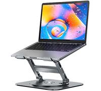 MCHOSE Soporte para Laptop, Soporte Giratorio de Aluminio de 360 Grados, Soporte ergonómico para Laptop, Compatible con MacBook Air Pro de 17 Pulgadas, DELL XPS, HP, Lenovo y más, Color Gris