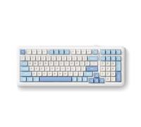 MCHOSE Teclado inalámbrico para juegos K99 (azul cielo) 98% (inglés de EE. UU. - ANSI) - RGB, interruptores de jacinto, PBT de doble disparo, montaje de junta, intercambiable en caliente