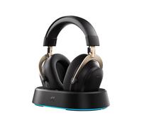 MCHOSE V9 Turbo+ - Auriculares inalámbricos para juegos, color negro y dorado