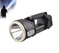 Mciluyaiio Nuevo foco alemán de 1000000 lúmenes, resistente al agua, reflector grande de mano, linterna de foco súper brillante, mini linterna LED multifuncional súper fuerte (M)