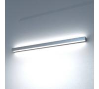 MCJ Aplique de pared LED Mera, anchura 80 cm, aluminio, 4.000K