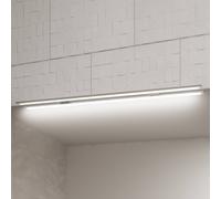 MCJ Lámpara de espejo LED Espelho 80 cm cromo 4.000 K