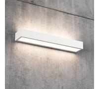 MCJ Mera aplique de pared LED, ancho 40 cm, blanco, 3.000K