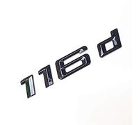 MCK Auto 116d Negro Brillante Parte Trasera Logo Back Badge Emblema Tuning para E81 E82 E87 E88 F20 F21 F52 HB4L1