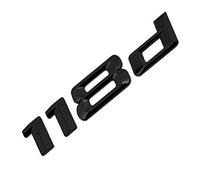MCK Auto 118d Negro Brillante Parte Trasera Logo Back Badge Emblema Tuning para E81 E82 E87 E88 F20 F21 F52 HB2L1