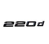 MCK Auto 220d Negro Brillante Parte Trasera Logo Back Badge Emblema Tuning para F22 F45 F46 HB2L2
