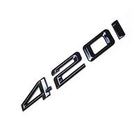 MCK Auto 420i Negro Brillante Parte Trasera Logo Back Badge Emblema Tuning para F32 F33 F36 HB8L2