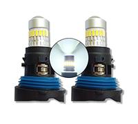 MCK Auto HP24W 21SMD LED Canbus Bombillas Blancas Lámparas Luces de circulación diurna DRL Luz lateral muy brillante y sin errores PSA - 2 Bombillas - Transforma tu viaje