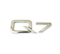 MCK Auto - Q7 - Logotipo de maletero trasero plateado brillante para modificación de afinación