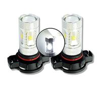 MCK Auto - Reemplazo para H16 30W PS19W PSX24W LED CanBus Conjunto de bombillas blancas muy claras y sin errores compatibles con A3 8PA