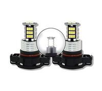 MCK Auto - Reemplazo para H16 PS19W LED CanBus Conjunto de bombillas blancas muy claras y sin errores compatibles con A3 8P