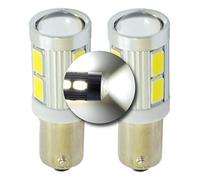 MCK Auto - Reemplazo para H21W BAY9s LED CanBus Conjunto de bombillas blancas muy claras y sin errores compatibles con Z4 F30