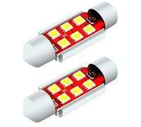 MCK Auto - Reemplazo para LED CanBus de 36 mm Conjunto de bombillas blancas muy claras y sin errores compatibles con A1 A3 3 Series