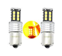 MCK Auto - Reemplazo para PY21W 581 BAU15S LED CanBus Conjunto de bombillas naranjas muy claras y sin errores compatibles con F30 F31