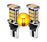 MCK Auto - Reemplazo para T10 T15 LED CanBus Conjunto de bombillas naranjas muy claras y sin errores compatibles con A1 XE