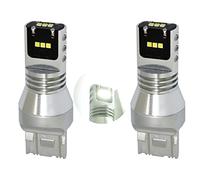 MCK Auto - Reemplazo para T20 7443 LED CanBus Conjunto de bombillas blancas muy claras y sin errores compatibles con A1 Q3