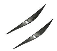 MCK Auto - Tapas para faros delanteros, de plástico brillante para tuning y actualización de fibra de carbono, F30 F31 320d 320i GB8L1