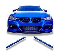 MCK Auto Tiras de rejilla de radiador frontal para accesorios compatibles con F20 F21 F22 F23 F30 F31 F32 F33 F34 F36 F44 F45 F46 G11 G11 2 G300 G31 G32 G38 GT azul azul (azul