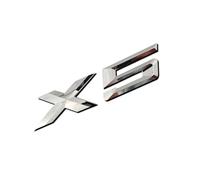 MCK Auto - X5 emblema plateado brillante para maletero trasero para E53 E70 F15 G05