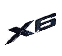 MCK Auto - X6 Insignia del Logotipo del Maletero Trasero Negro Brillante Modificación de sintonización E71 F16 G06
