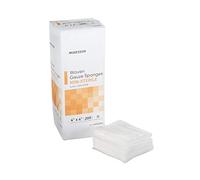 McKesson Esponjas de gasa tejida, 16 capas no estériles, 100% algodón, 4 x 4 pulgadas, 200 por paquete, 1 paquete