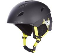 McKinley Pulse JR HS-016 - Casco de esquí para niño, Unisex, Color Negro y Amarillo