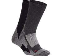 Mckinley Unisex Forrest Lt 2-Pck Calcetines Black Night/Navy Dar 45-47