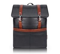 McKlein U Series Element Mochila para laptop, cuero negro (18472)