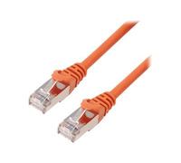 MCL 10m Cat6a F/UTP - Cable de Red (10 m, Cat6a, F/UTP (FTP), RJ-45, RJ-45, Naranja)