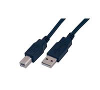 MCL 2m USB2.0 A/B - Cable USB (USB A, USB B, Macho/Macho, Negro)