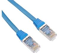 MCL Cable de conexión Rj45 Cat6 A F/Utp, 4 m, Color Azul