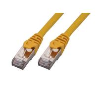 MCL - Cable de interconexión F/UTP (Cat6A, 5m), Color Amarillo