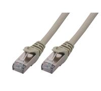 MCL - Cable de interconexión S/FTP (Cat6A, 10 m, LSZH), Color Gris