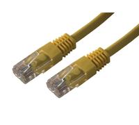 MCL Cable RJ45 Cat5E 0.5 m Yellow - Cable de Red (Amarillo)