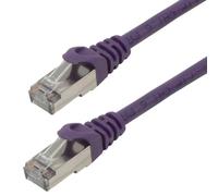 MCL Cable RJ45 Cat6 1.0 m Purple - Cable de Red Púrpura