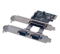MCL CT-3399PE Interno Paralelo, De serie tarjeta y adaptador de interfaz - Accesorio (PCIe, Paralelo, De serie, RS-232, PC, Negro, Plata)