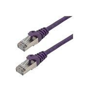 MCL FCC6BM-0.5M/Vi - Cable de Red (0,5m, Cat6, F/UTP (FTP)) Violeta