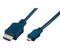 MCL MC386-2M Cable HDMI HDMI Tipo A (Estándar) HDMI Tipo D (Micro) Negro - Cables HDMI (2 m, HDMI Tipo A (Estándar), HDMI Tipo D (Micro), 3D, Negro)