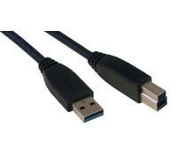 MCL MC923AB-2M/N - Cable USB (2 m, USB A, USB B, Male Connector/Male Connector, Negro)