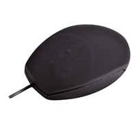 MCL - Ratón óptico de Silicona (IP68, USB, 800 PPP, Color Negro