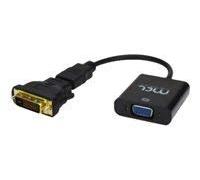 MCL Samar Adaptador DVI-D HDMI a VGA de 25 cm.